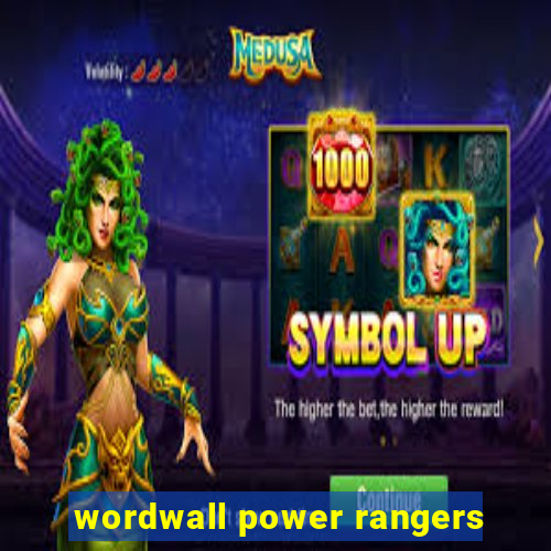 wordwall power rangers